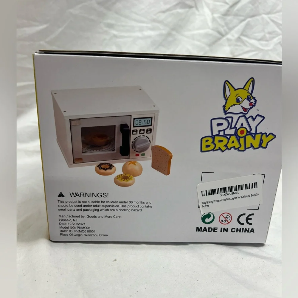 Play brainy microwave play set 11 pc